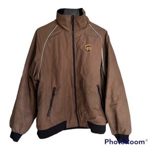 UPS Wearguard Uniform Brown Bomber Coat, Size XL